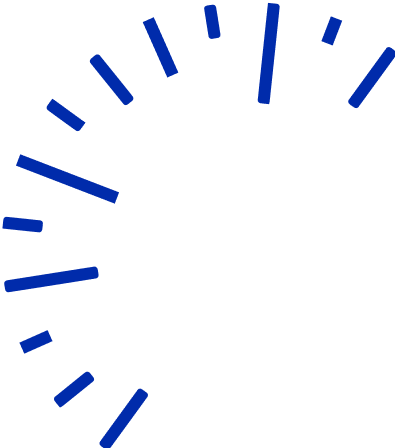 icon (37) CD4A Wheel icon blue almost complete, transparent background